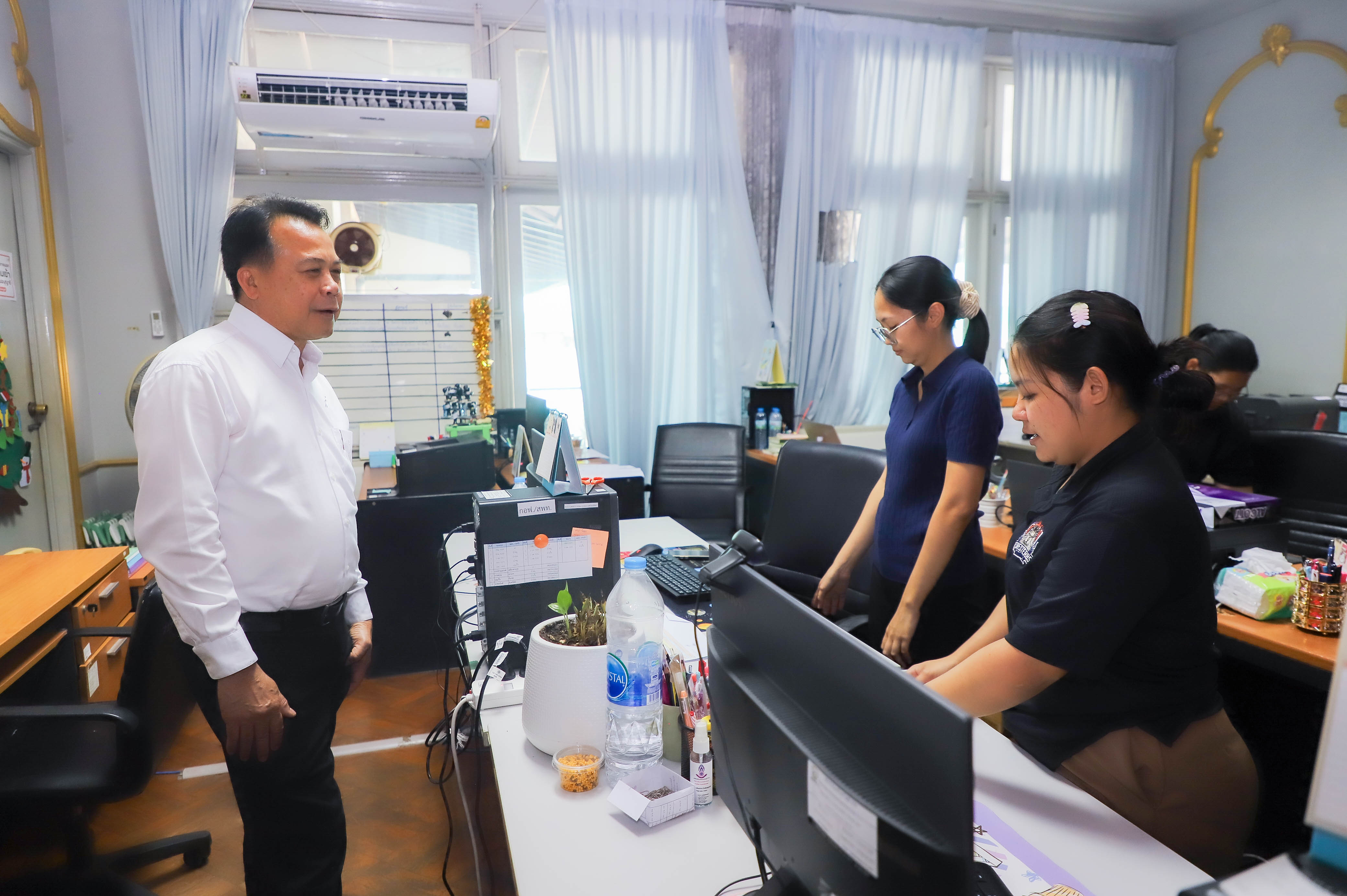 title - รองเลขาฯ ส.ป.ก. ลงพื้นที่ตรวจเยี่ยม สพท. และมอบนโยบายในการดำเนินงาน